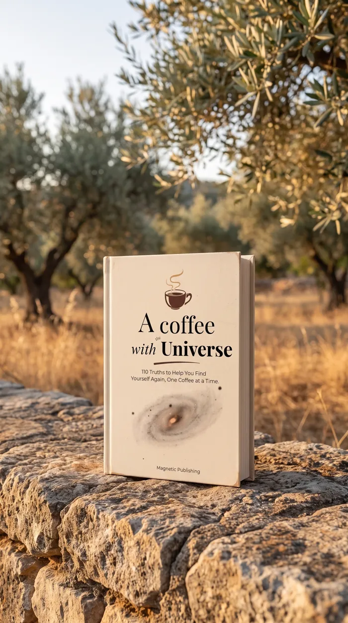 A Coffee with the Universe in an olive grove